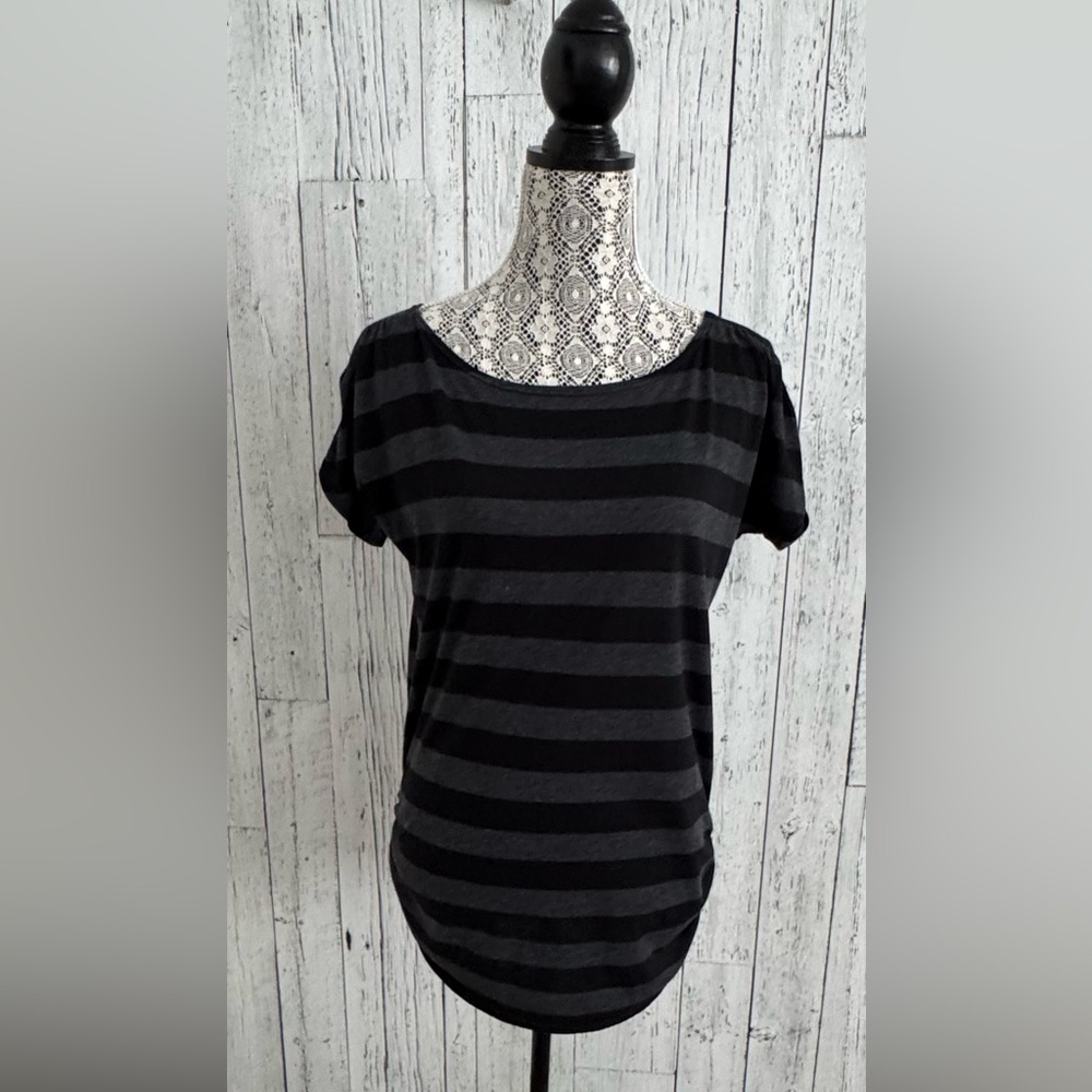 Yoga Top, Striped, Aventura Clothing, Size S, H1